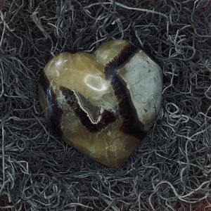 Septarian Carved Heart